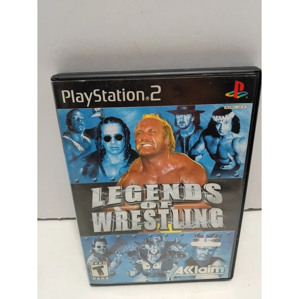 Legends Of Wrestling + Manual - Sony PlayStation 2 PS2 Complete (B2)